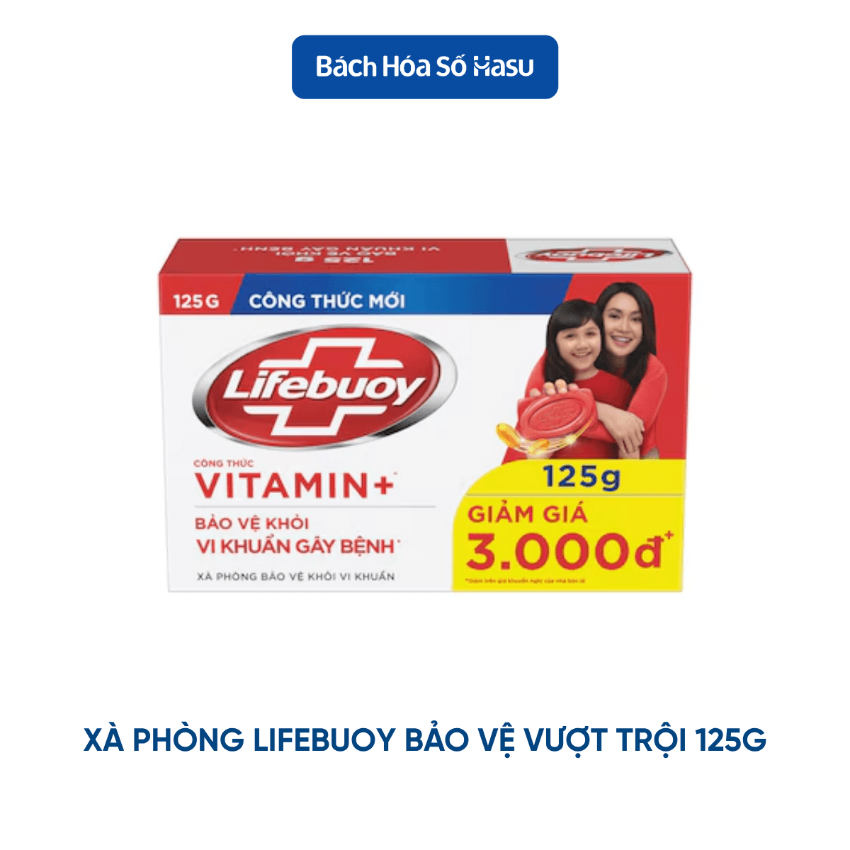 Lifebuoy xà bông cục bảo vệ vượt trội 125g/72 bánh-bánh